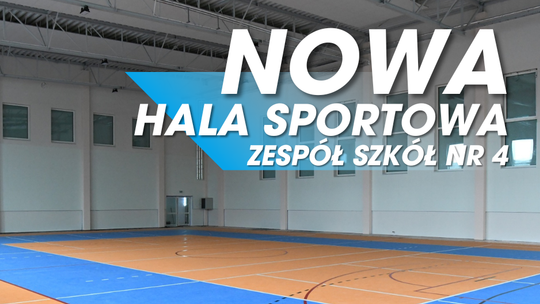 Nowa hala sportowa przy Zespole Szkół nr 4 w Suwałkach jest już prawie gotowa