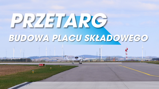 🛫 Nowa inwestycja przy suwalskim lotnisku. Miasto ogłosiło przetarg na budowę placu składowego