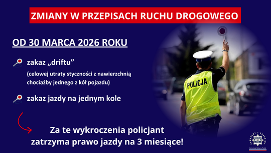 Nowe przepisy drogowe już obowiązują. Koniec z driftowaniem na ulicach Nowe przepisy drogowe już obowiązują. Koniec z driftowaniem na ulicach