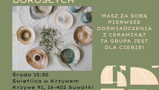 Nowe zajęcia w Gminie Suwałki: Ceramika i Taniec z Ogniem