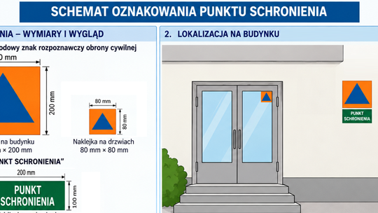 Nowe zasady oznakowania punktów schronienia. Zmiany już obowiązują