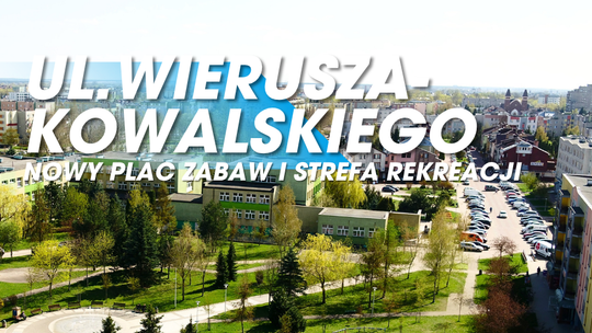 Nowy plac zabaw i strefa rekreacji przy ul. Wierusza-Kowalskiego w Suwałkach Nowy plac zabaw i strefa rekreacji przy ul. Wierusza-Kowalskiego w Suwałkach
