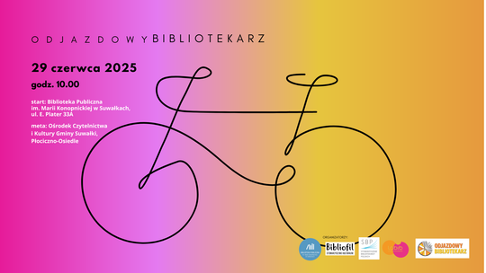 🚴📚 Odjazdowy Bibliotekarz 2025! Rowerowy rajd z książką już 29 czerwca