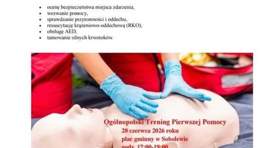 Ogólnopolski Trening Pierwszej Pomocy podczas Nocy Kupały w Sobolewie