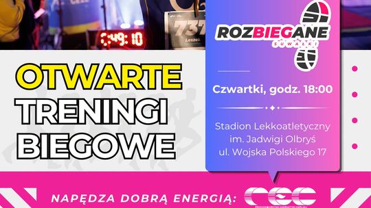 Otwarte Treningi Biegowe wracają na stadion w Suwałkach
