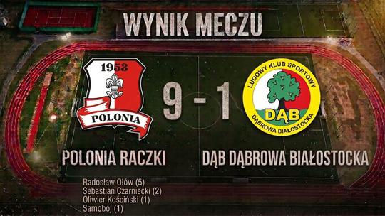 Pewne zwycięstwo i awans! Rospuda Filipów rozbiła Dąb Dąbrowa Białostocka 9:1