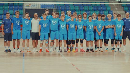 Piotr Graban odwiedził uczestników Ślepsk Malow Suwałki Volley Camp