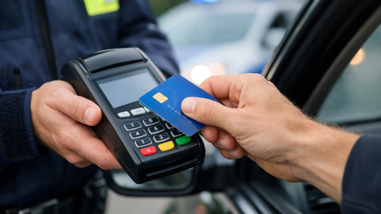 💳 Płatności bezgotówkowe za mandaty w Policji – program przedłużony do 2028 roku 🚓