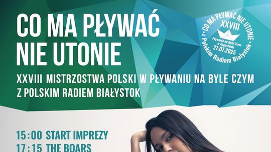 Pływanie na Byle Czym 2025 – Mistrzostwa Polski już 27 lipca w Augustowie