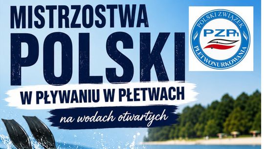 Po raz pierwszy w Gołdapi. Mistrzostwa Polski w pływaniu w płetwach na wodach otwartych