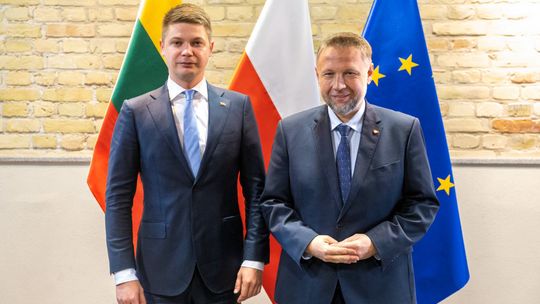 Polska i Litwa o bezpieczeństwie. Ministrowie spotkali się w Suwałkach i na przejściu granicznym w Budzisku