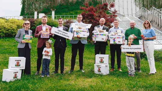 🎁 „Pompik” – pierwsza podlaska wyprawka! Kocyk, żubr i książeczka dla każdego noworodka