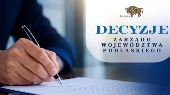 Ponad 10 mln zł na usługi społeczne i wsparcie szpitali. Są nowe decyzje Zarządu Województwa Podlaskiego