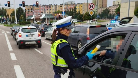 Ponad 1400 kontroli trzeźwości w Suwałkach. Sześciu kierowców prowadziło po alkoholu