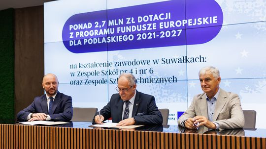 🎓 Ponad 2,7 mln zł z funduszy UE na rozwój szkolnictwa zawodowego w Suwałkach!