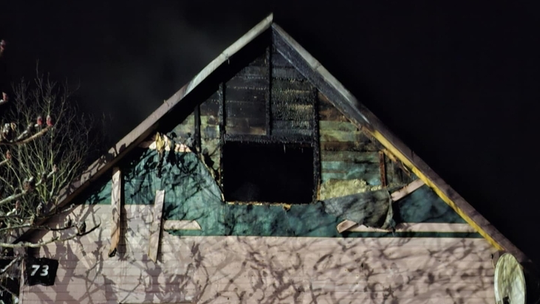 Pożar w Kaletniku. Trwa zbiórka na odbudowę domu