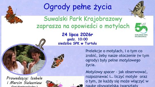 Poznaj fascynujący świat motyli. Bezpłatne spotkanie w Suwalskim Parku Krajobrazowym