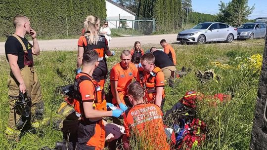 🚑🔥 Praktyka ratuje życie! Studenci ratownictwa medycznego ćwiczyli akcję ratunkową podczas pożaru