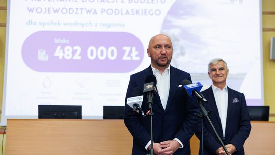 Prawie 482 tys. zł dla spółek wodnych. Pieniądze trafią m.in. do Puńska i Grajewa