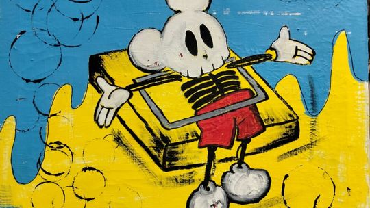 🎨 PSYCHOLOGICZNE MALOWANIE. Uczniowie ZS nr 6 pokazują emocje w Galerii Jednego Obrazu