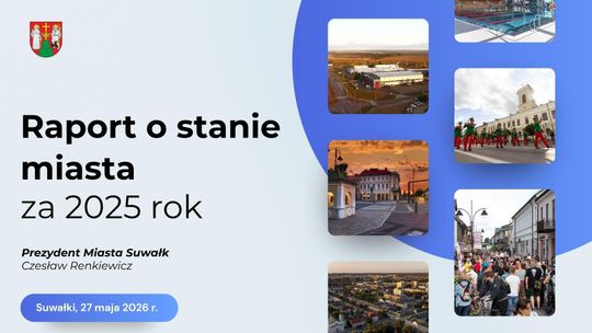 Raport o stanie Miasta Suwałki za 2025 rok opublikowany Raport o stanie Miasta Suwałki za 2025 rok opublikowany