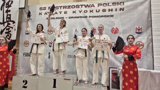 ‼️📣‼️ Rewelacyjne wieści z Mistrzostw Polski Seniorów Karate Kyokushin w Drawsku Pomorskim! 🥋