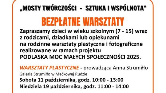 🎨📸 Rodzinne warsztaty plastyczne i fotograficzne z Fundacją Strumiłło