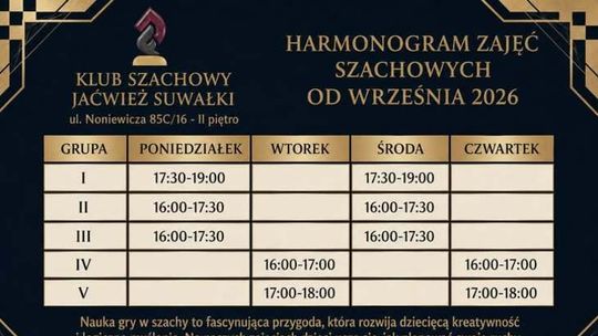 Ruszają zapisy na zajęcia szachowe w Suwałkach. Klub Jaćwież zaprasza dzieci i młodzież