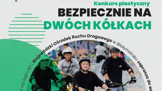 🎨 Ruszył konkurs „Bezpieczni na dwóch kółkach”. Zwycięski projekt trafi na billboardy w całym regionie