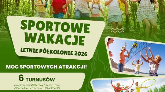 Ruszyły zapisy na „Sportowe Wakacje 2026” w Suwałkach. OSiR przyjmuje dokumenty