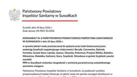 Sanepid wydał nowy komunikat. Woda w kilkunastu miejscowościach nadal nie spełnia norm