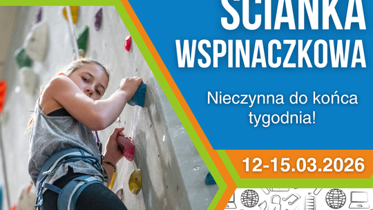 Ścianka wspinaczkowa w Suwałkach czasowo nieczynna. Ważny komunikat OSiR