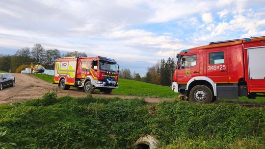 Śmigłowiec LPR w Lipowie. Strażacy zabezpieczyli lądowisko