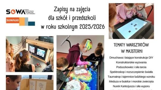 SOWA Suwałki zaprasza grupy zorganizowane. Nauka, która wciąga 🚀