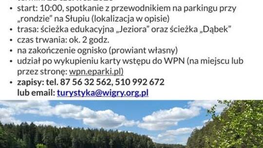 🌿 Spacer po Wigierskim Parku Narodowym z przewodnikiem. Poznaj piękno przyrody już 21 czerwca