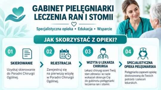 Specjalistyczna pomoc dla pacjentów ze stomią i trudno gojącymi się ranami w Suwałkach