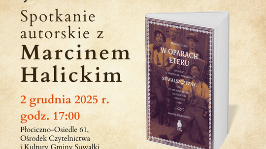 📚 Spotkanie autorskie z Marcinem Halickim w Płocicznie-Osiedlu! 📚 Spotkanie autorskie z Marcinem Halickim w Płocicznie-Osiedlu!