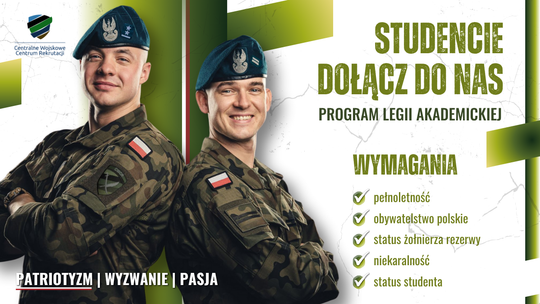 🎖️ Spotkanie dla studentów PUZ – rekrutacja, Legia Akademicka i WOT już 21 listopada! 🎖️ Spotkanie dla studentów PUZ – rekrutacja, Legia Akademicka i WOT już 21 listopada!