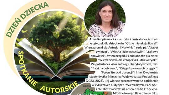 Spotkanie z autorką książek dla dzieci w Krzywem – Anna Kropiewnicka w Wigierskim Parku Narodowym