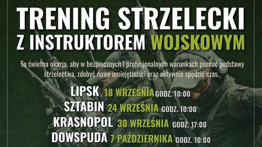 Sprawdź swoje umiejętności na wirtualnej strzelnicy. WCR Suwałki zaprasza na treningi