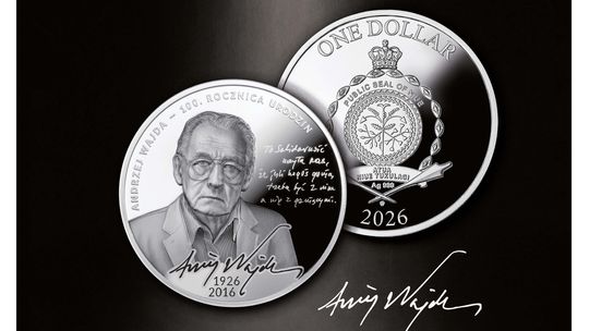 Srebrna moneta z wizerunkiem Andrzeja Wajdy. Hołd w setną rocznicę urodzin 🎬