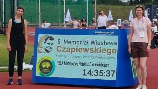 Srebrny medal mistrzostw Polski dla Mateusza Żylińskiego. Udany weekend lekkoatletów LUKS Hańcza Suwałki