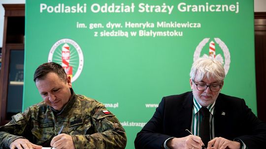 Straż Graniczna i Muzeum Wojska w Białymstoku podpisały porozumienie o współpracy