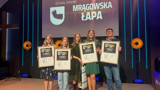 Sukces suwalczan na Festiwalu Piosenki „Mrągowska Łapa”. Przywieźli aż cztery nagrody