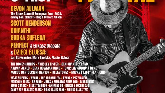 🎸 Suwałki Blues Festival 2026. Poznaliśmy szczegółowy program największego festiwalu bluesowego w Polsce