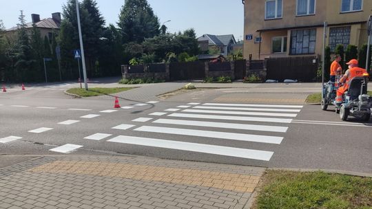 🚸 Suwałki odnawiają oznakowanie poziome – prace na Świerkowej, Kamenie i Andersa