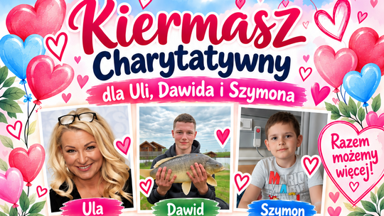 Suwałki połączą siły dla Uli, Dawida i Szymona. Przed nami wielki kiermasz charytatywny