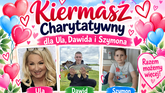 Suwałki połączą siły dla Uli, Dawida i Szymona. Przed nami wielki kiermasz charytatywny