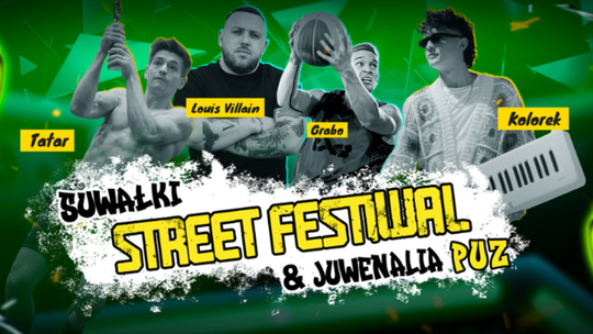Suwałki Street Festiwal & Juwenalia PUZ 2026. Dwa dni sportu, muzyki i miejskiej energii