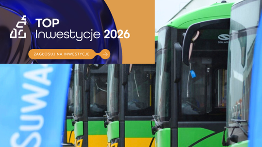 Suwalskie autobusy w konkursie Top Inwestycje 2026. Można oddać swój głos 🚍
